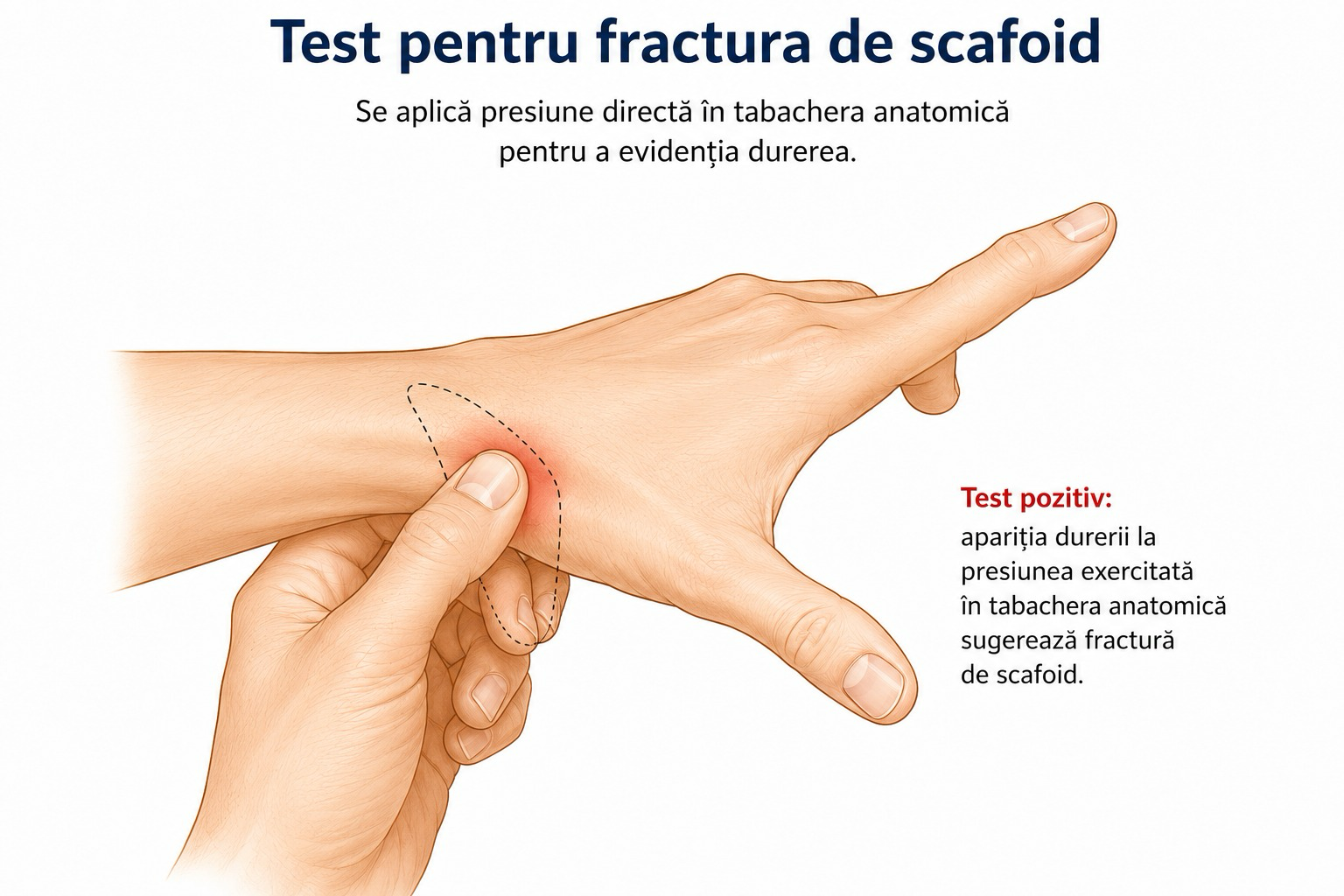 Fractura de scafoid — test clinic