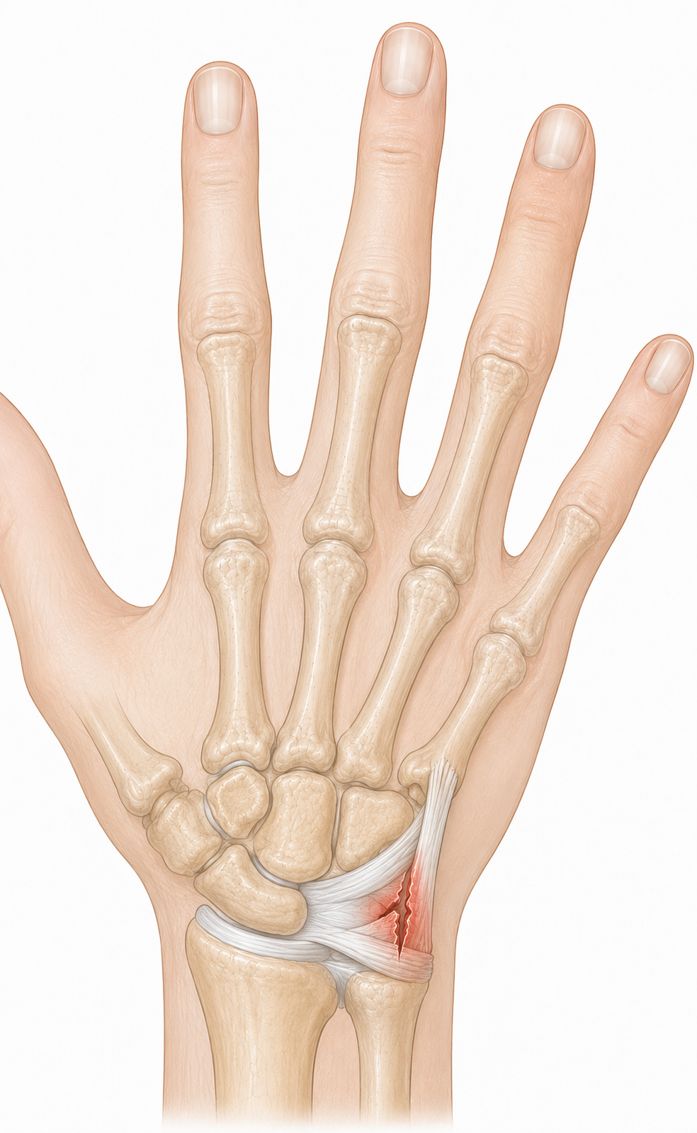 Leziunile complexului fibrocartilaginos triunghiular (TFCC)